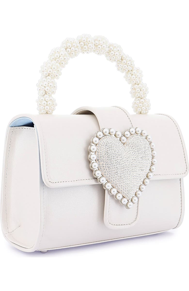SOPHIA WEBSTER Amora Imitation Pearl Top Handle Bag, Alternate, color,