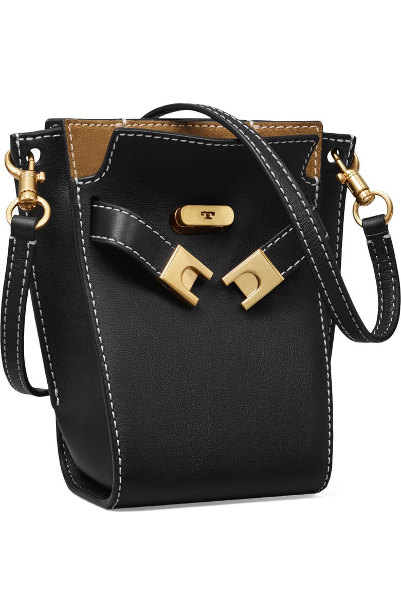 Tory Burch Petite Lee Radziwill Leather Double Bucket Bag, Alternate, color,