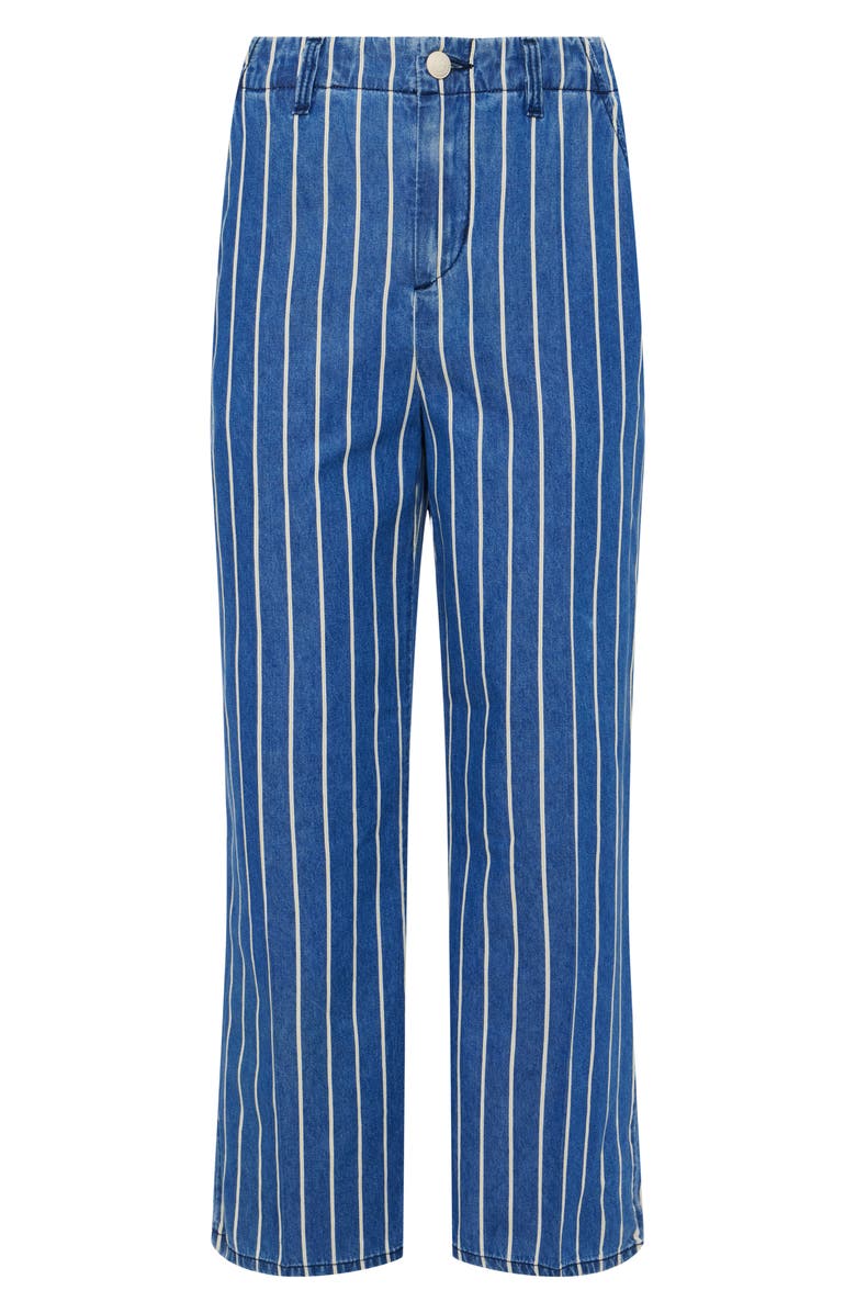 L'AGENCE Zayne High Waist Crop Wide Leg Trouser Jeans, Alternate, color, 