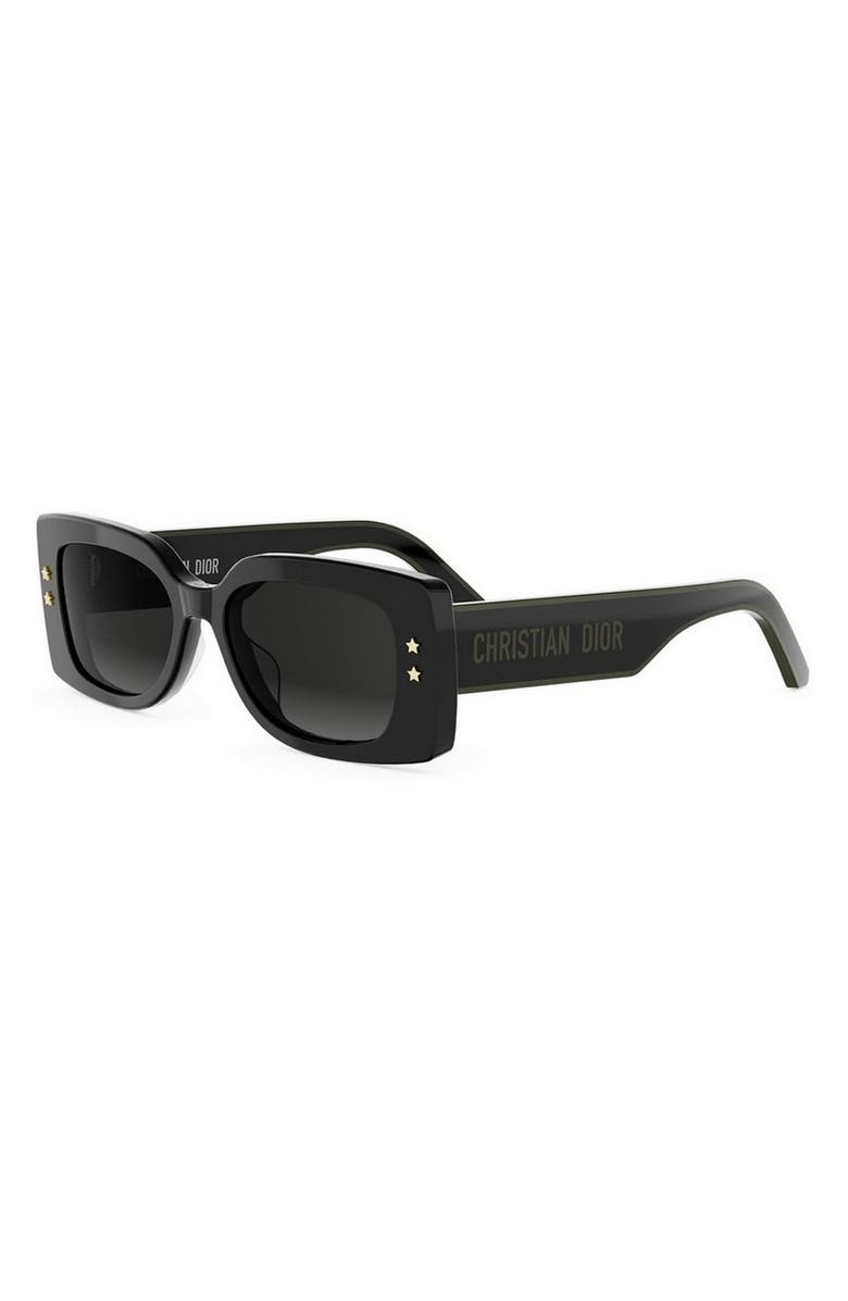DIOR
DiorPacific S1U 53mm Rectangular Sunglasses, Alternate, color, Black/ Other / Gradient Smoke