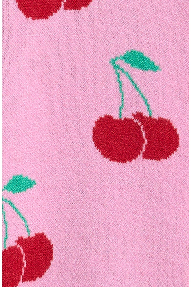Kids' Cherry Cardigan, Alternate, color, PINK