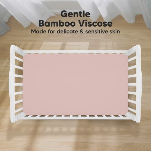 Keababies Isla Fitted Crib Sheets In Rose