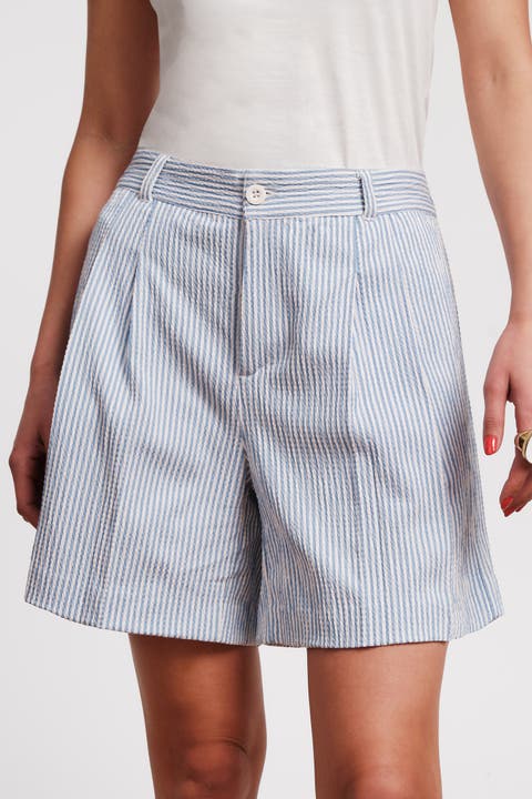 Benny Short Stripe Seersucker