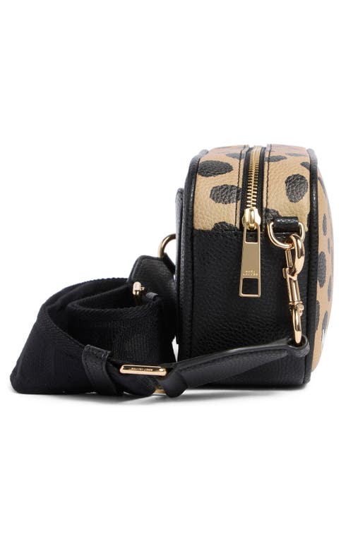 Marc Jacobs Cheetah Bold Flash Leather Camera Bag In Orange