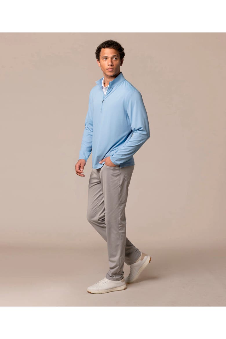 D Street 1/4 Zip, Alternate, color, Chambray