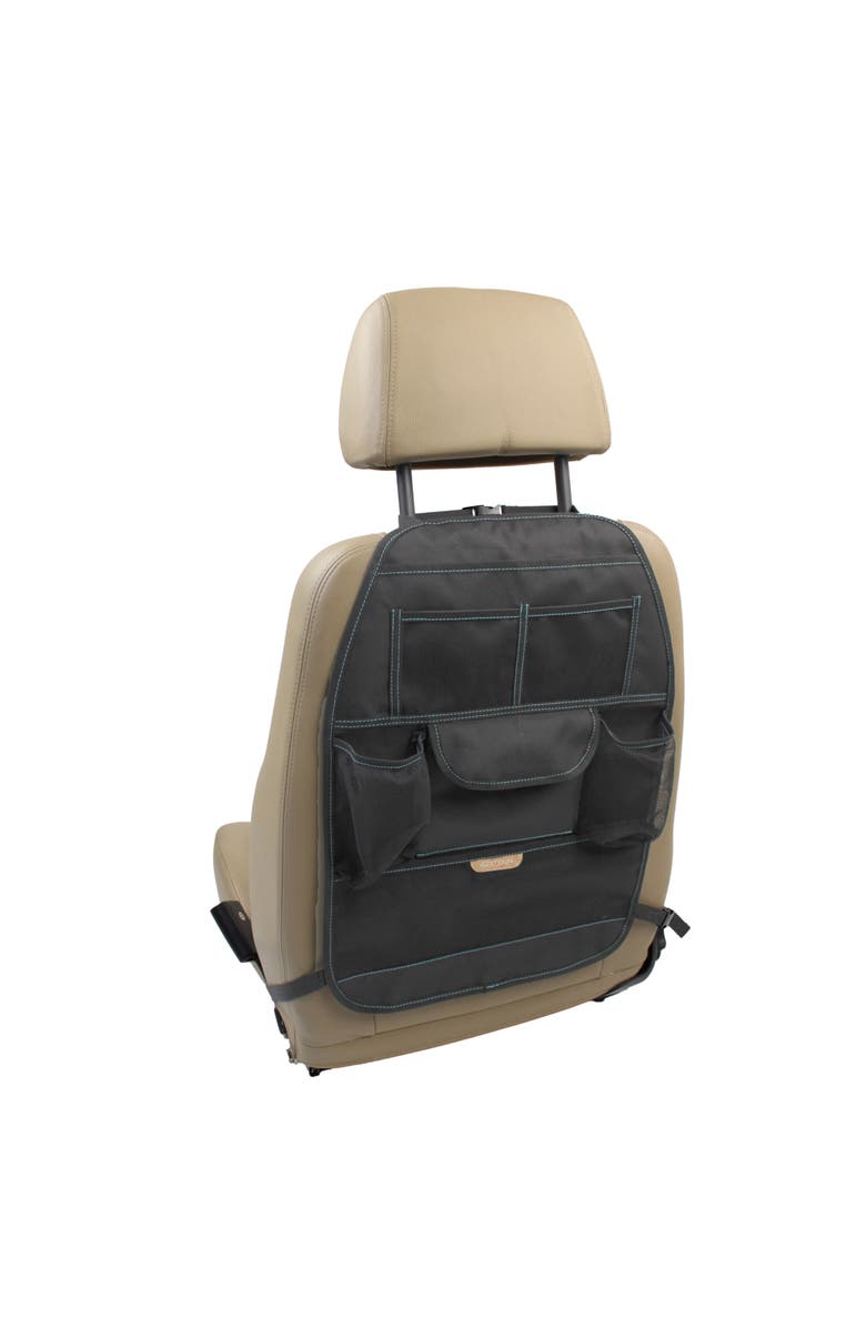 ezimoov Car Seat Organizer & Protector XL - Eco-friendly, Main, color, Black
