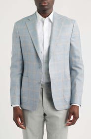 Vince Relaxed Fit Icon Linen, Wool & Silk Sport Coat