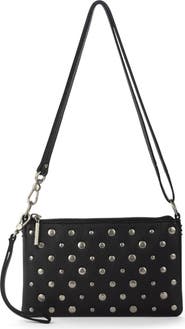 The Sak Vita Hand Leather Crossbody Wristlet