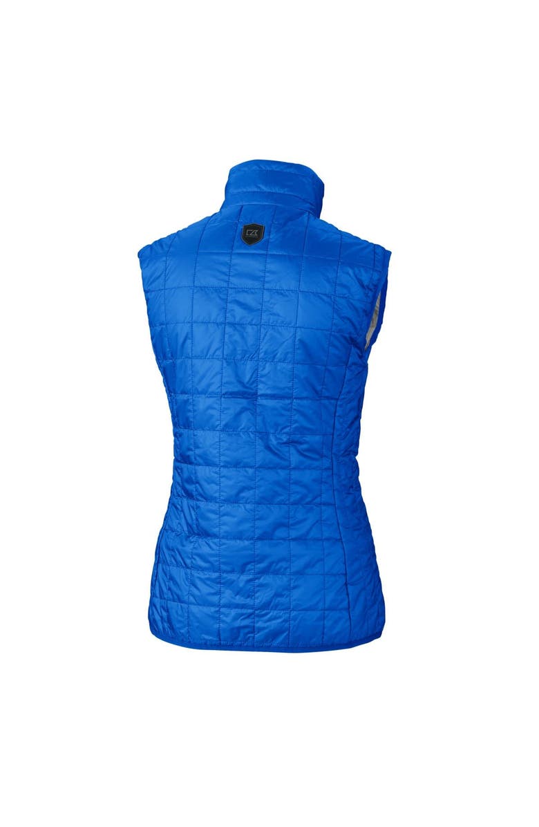 Cutter & Buck Women's Cutter & Buck Royal Tulsa Drillers Rainier PrimaLoft Eco Insulated Full-Zip Puffer Vest, Alternate, color, 