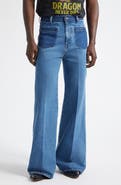 LU'U DAN Nocturnal Flare Leg Jeans