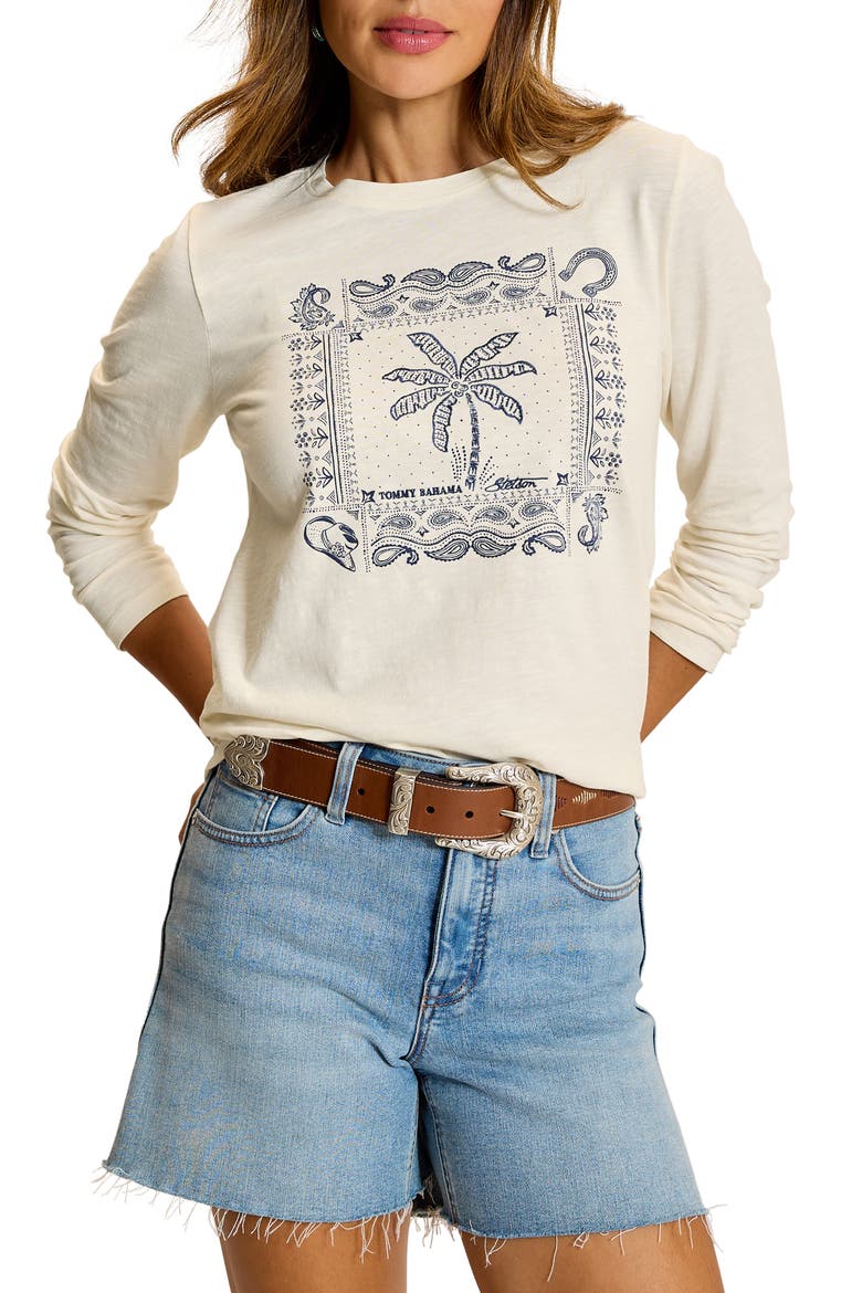 x Stetson Palmdama Graphic Tee, Main, color, COCONUT