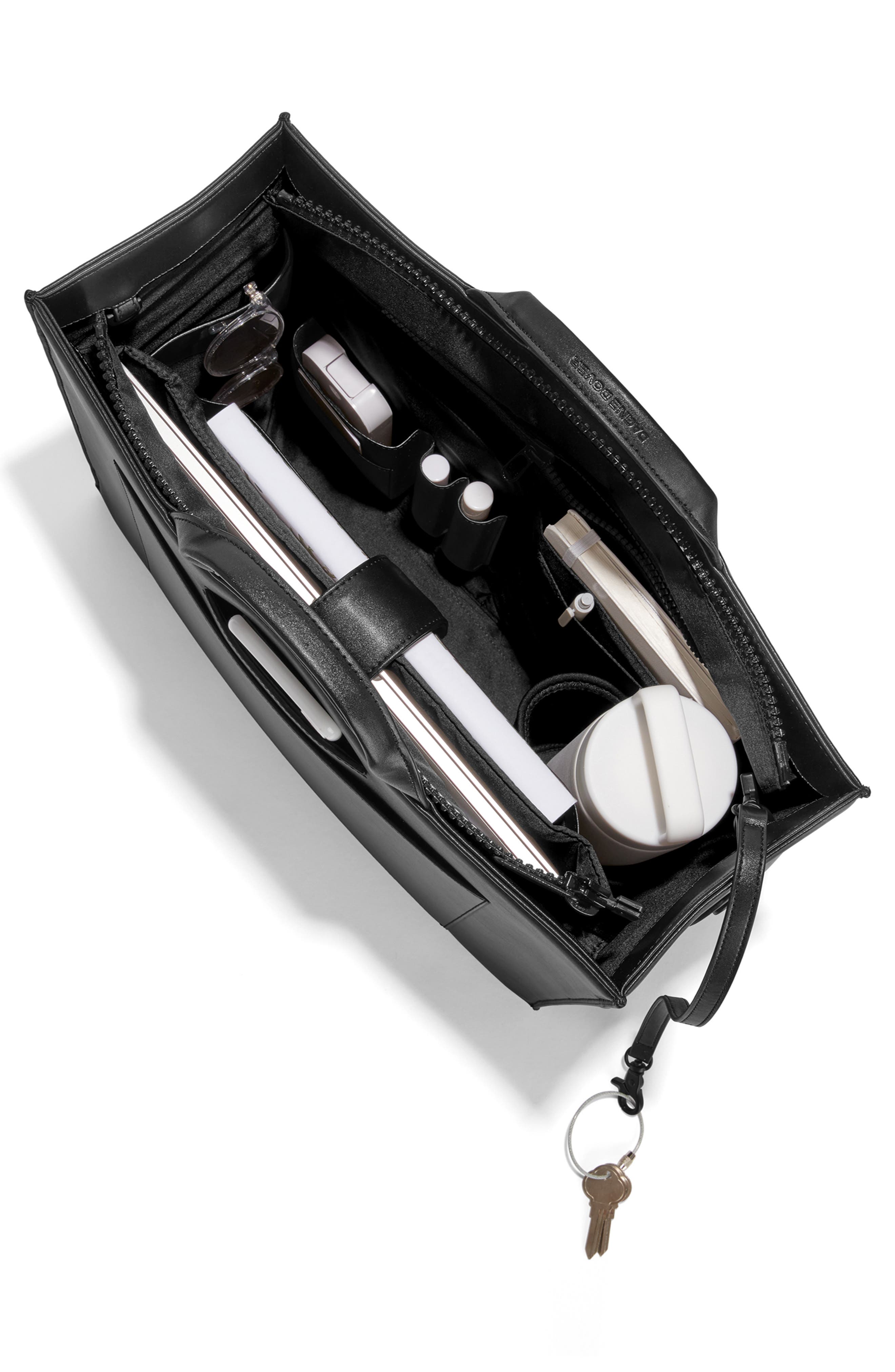 Dagne Dover Large Daily Leather Tote, Alternate, color, 