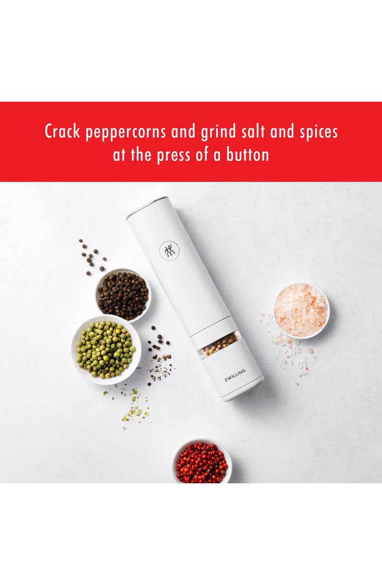 ZWILLING Enfinigy Electric Mill, Alternate, color, White