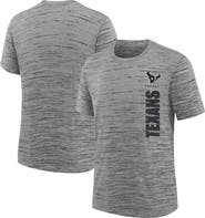 Nike Youth Nike Heather Charcoal Houston Texans Sideline Velocity Performance T-Shirt