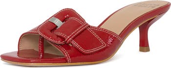 Cherry Buckle Mule Sandal