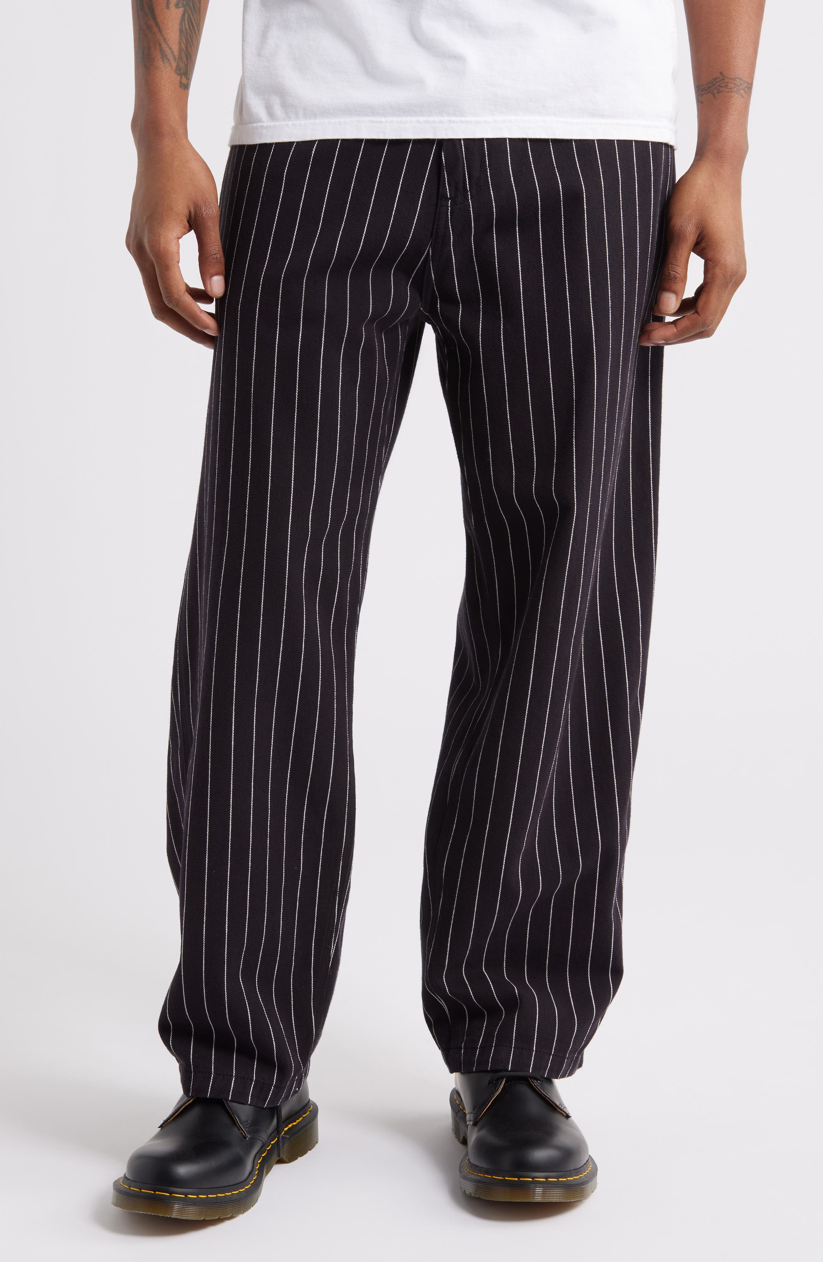 Carhartt WIP Seaton ストライプパンツ Carhartt Work In Progress Seaton Pinstripe Pants | Nordstrom