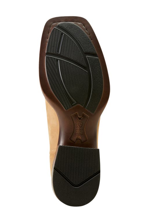 Ariat Booker Ultra Square Toe Western Chelsea Boot In Brown