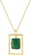 Bony Levy El Mar 14K Gold Emerald Pendant Necklace