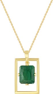 Bony Levy El Mar 14K Gold Emerald Pendant Necklace