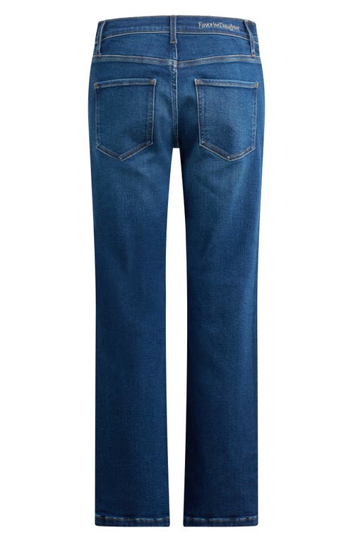 Favorite Daughter The Otto Mama Relaxed Straight Leg Maternity Jeans In Blue