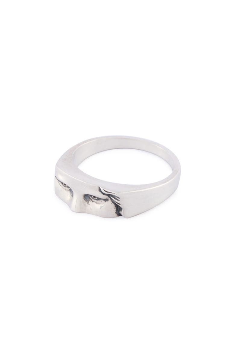 Silver Zeus Ring, Alternate, color, SILVER