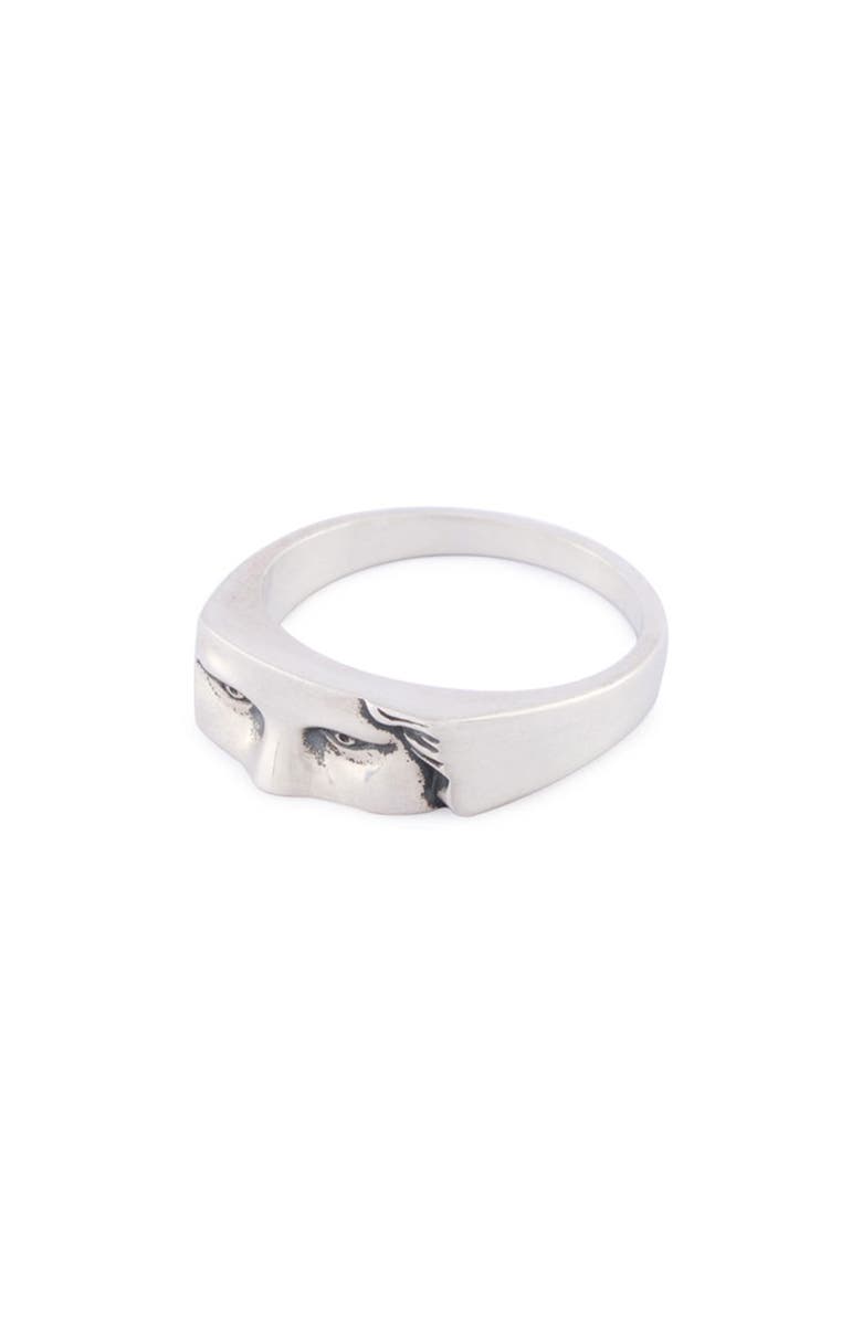 Serge DeNimes Silver Zeus Ring, Alternate, color, 