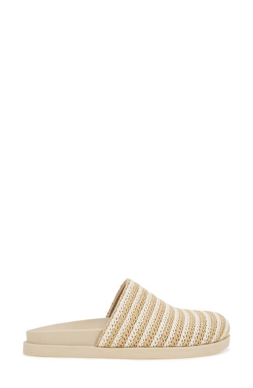 Kensie Paislee Raffia Mule In Multi Neutral