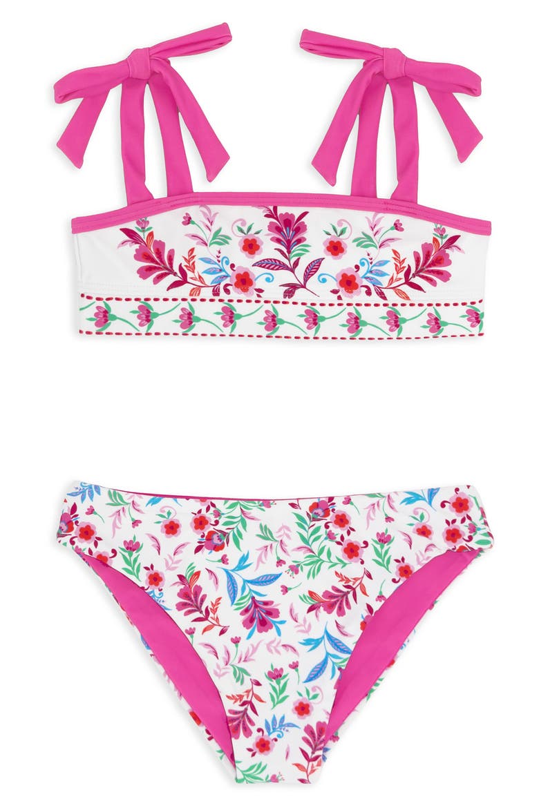 Kids' Sunny Skies UPF 50+ Two-Piece Swimsuit, Main, color, MULTI