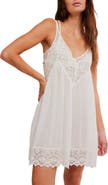 Free People Fiona Lace Trim Slip