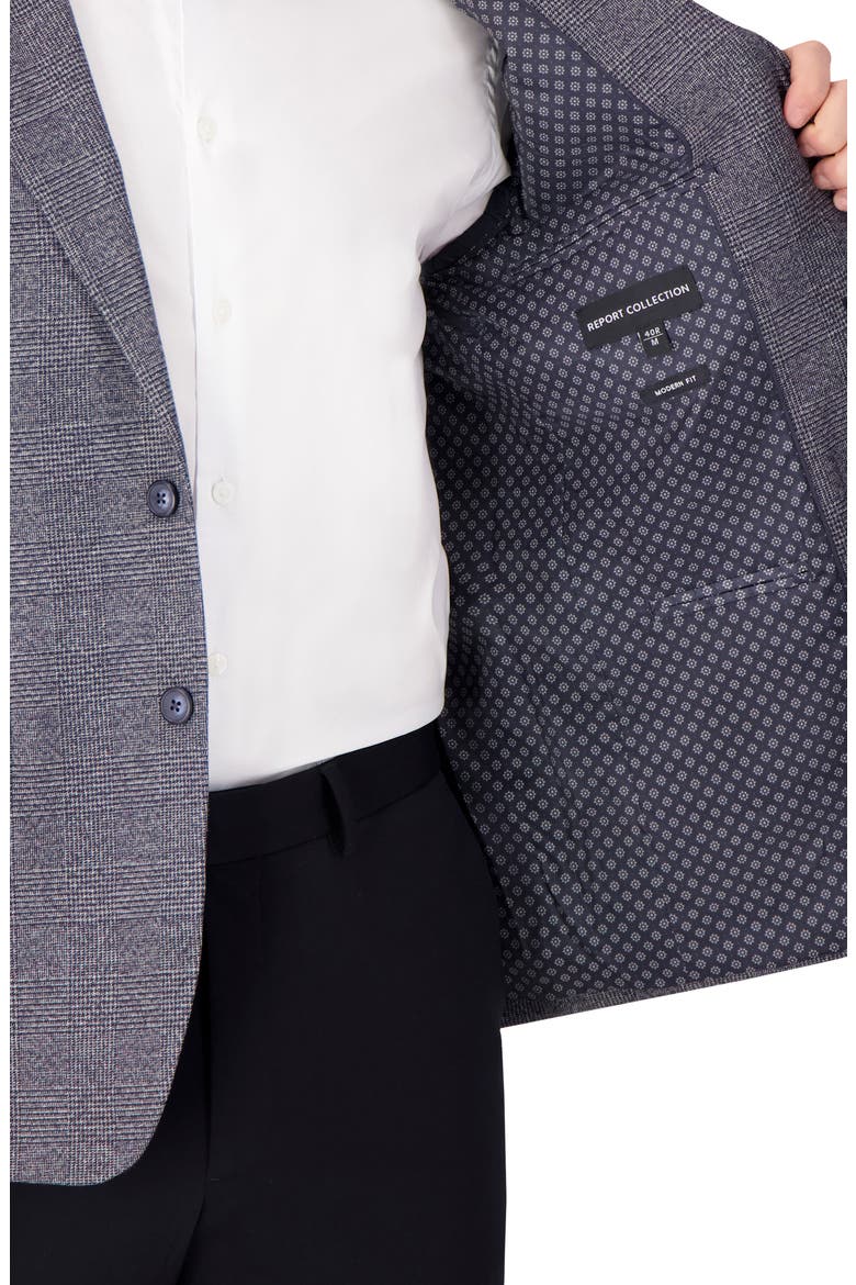 Glen Plaid Sport Coat, Alternate, color, DARK BLUE
