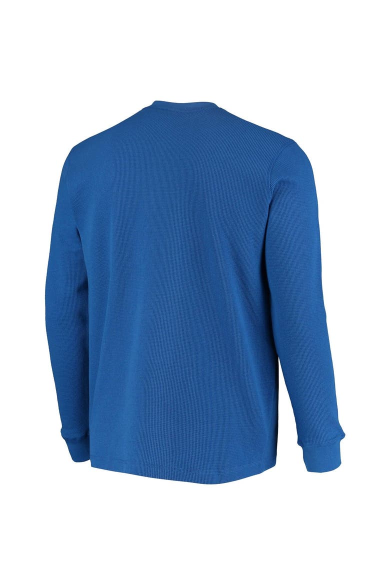 Men's Dunbrooke Royal New York Giants Logo Maverick Thermal Henley Long Sleeve T-Shirt, Alternate, color, Royal