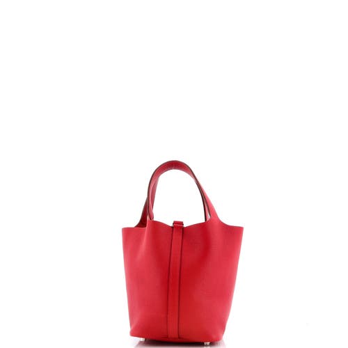 Pre-owned Hermes Hermes Picotin Lock Bag Clemence Pm