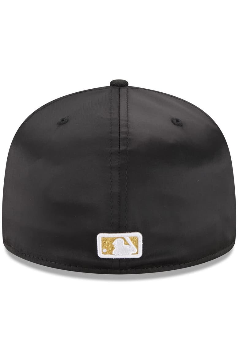 Men's New Era  Black Chicago White Sox 2025 59FIFTY Day Gold Leaf 59FIFTY Fitted Hat, Alternate, color, Black