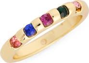 Covet Multicolor Crystal Band Ring