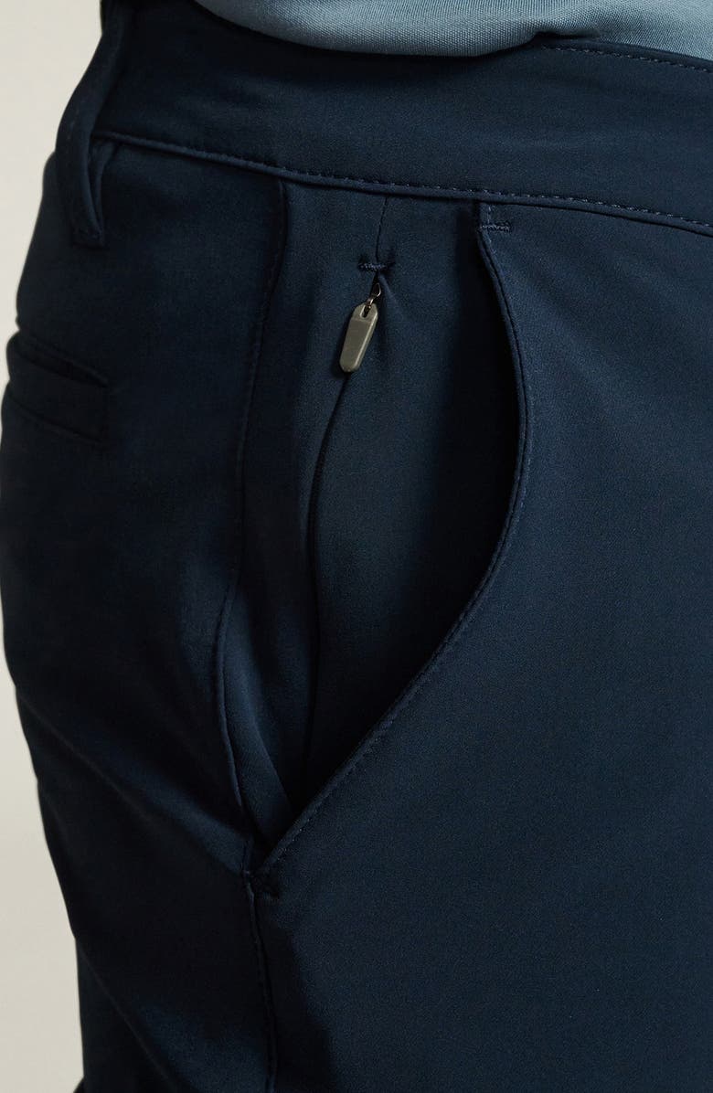 34 Heritage Arizona Commuter Slim Fit Flat Front Chino Shorts, Alternate, color, Navy