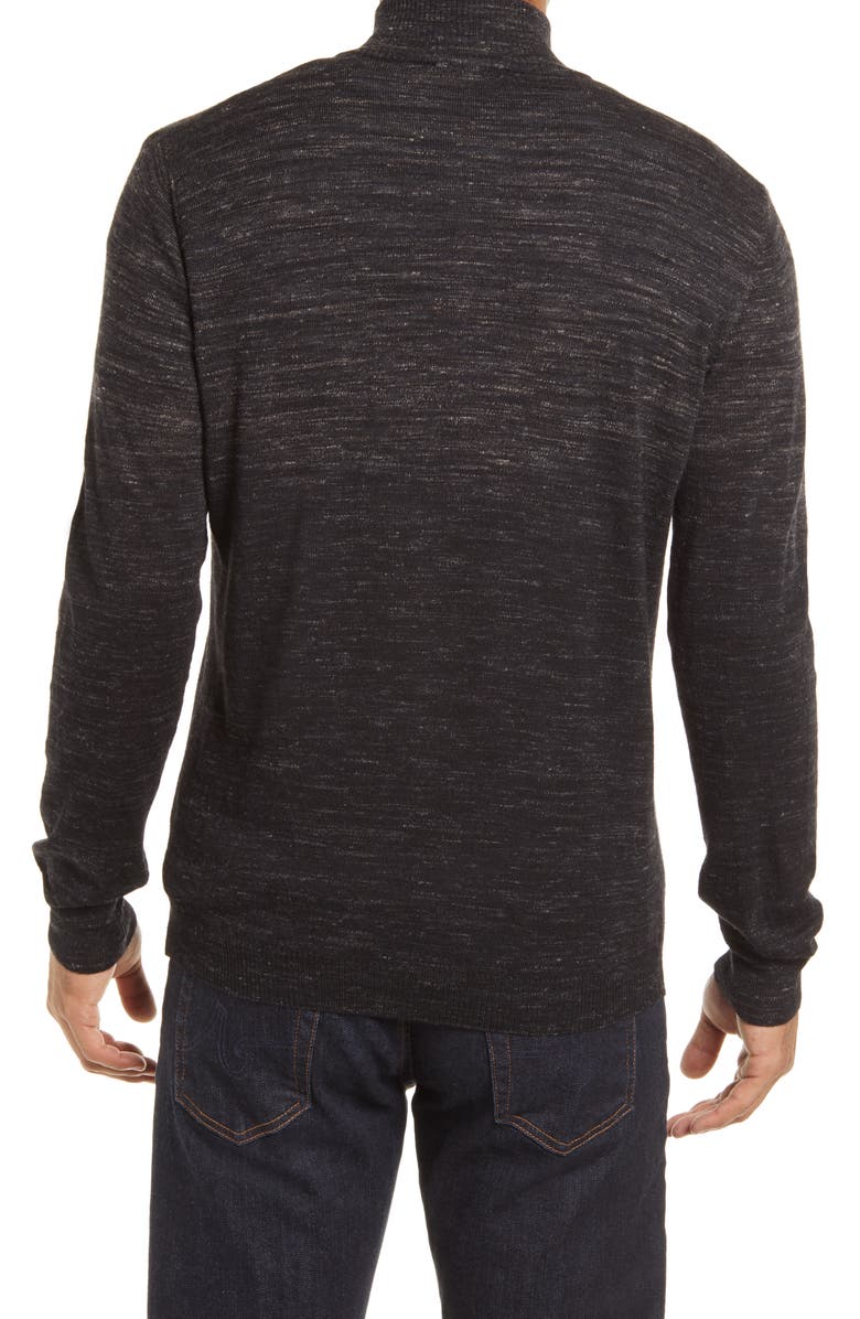 Bugatchi Merino Wool Blend Quarter Zip Sweater, Alternate, color,