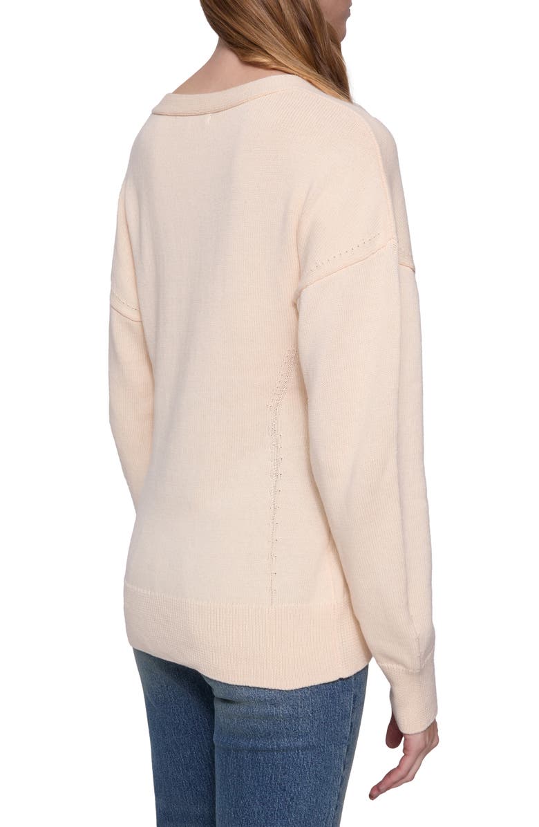 Rebecca Minkoff Kate Fitted Waist Cotton Cardigan, Alternate, color, 