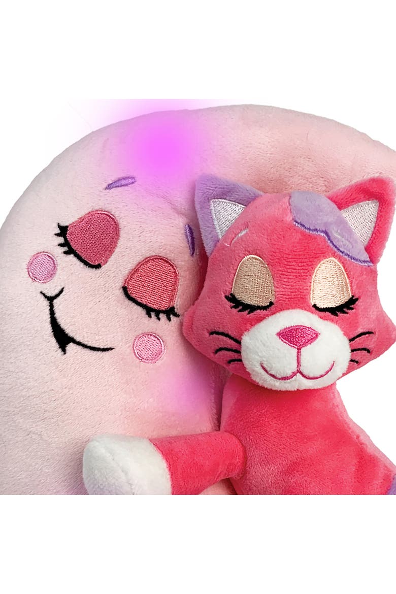 Lullabrites Moon Pet Pink Cat Plush, Alternate, color, Multicolored