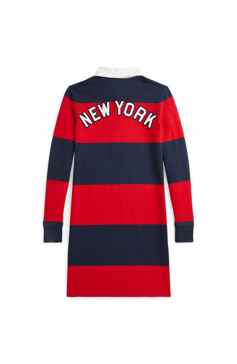 Polo Ralph Lauren Youth Polo Ralph Lauren  Navy/Red Yankees  Rugby Dress, Alternate, color, 