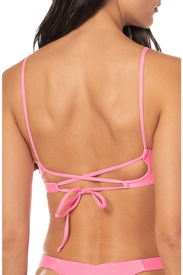 Dainty Reversible Underwire Bikini Top, Alternate, color, PINK