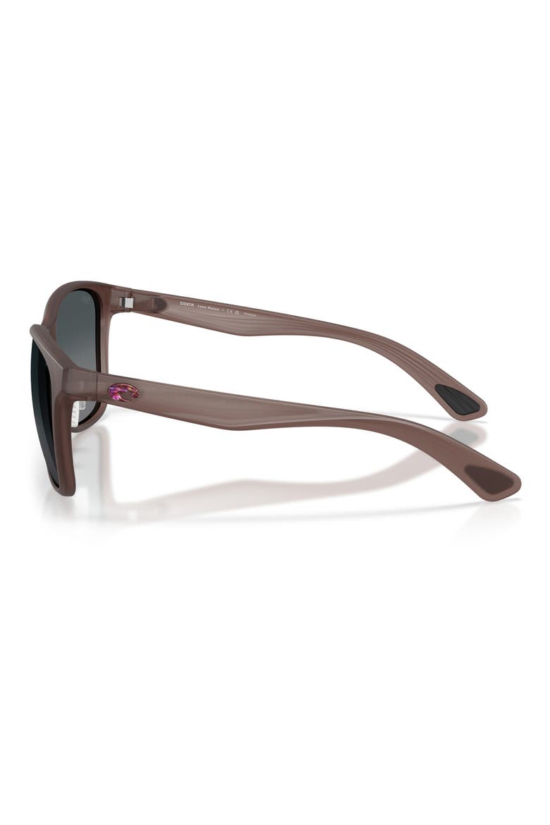 Luna Nueva 57mm Polarized Butterfly Sunglasses, Alternate, color, STORMY SUNSET / GRAY 580G