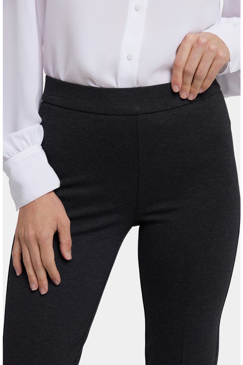 Pull-On Ankle Straight Leg Pants, Alternate, color, CHARCOAL HEATHER