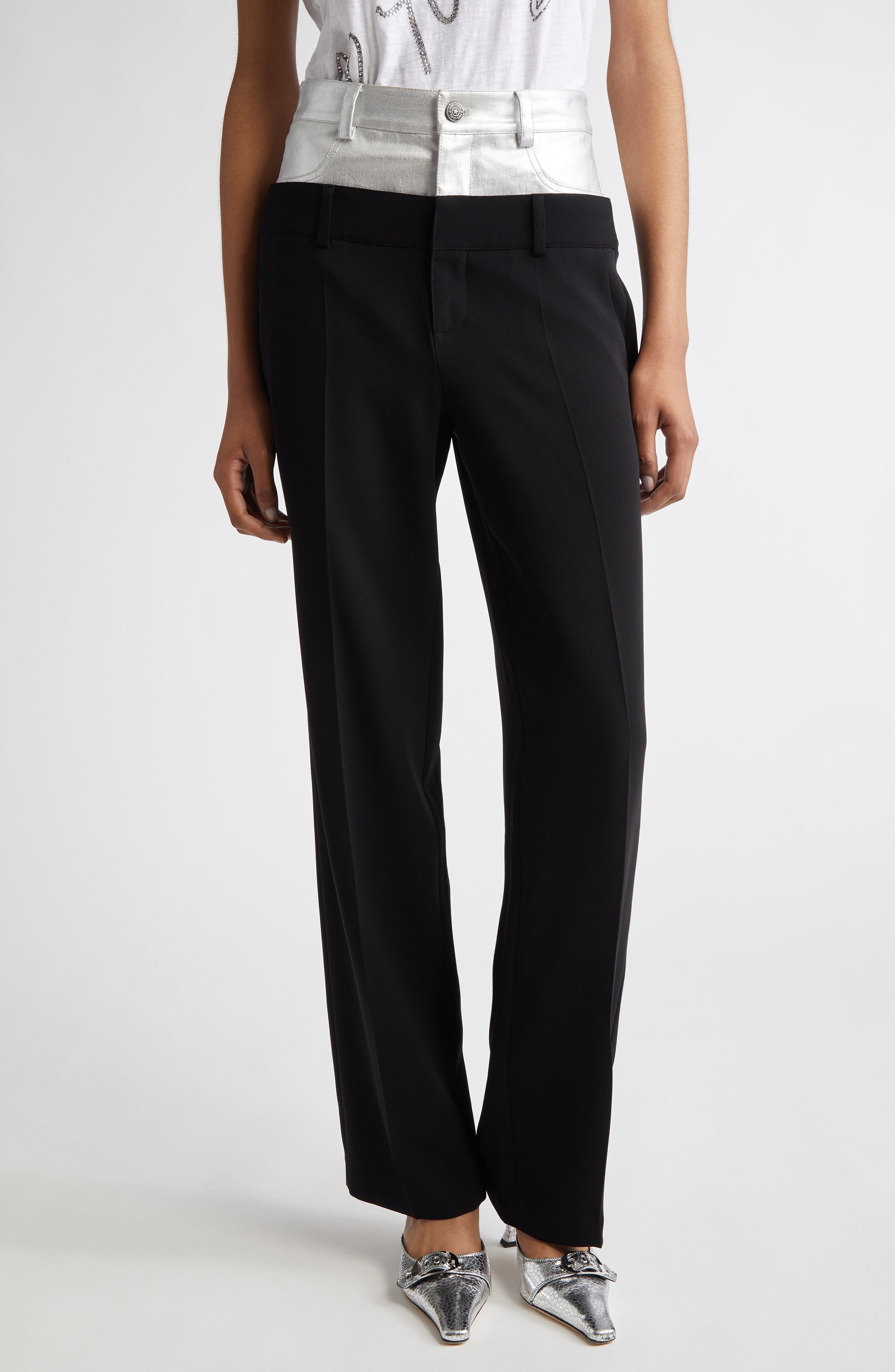 Cinq à Sept Dionne Metallic Pants