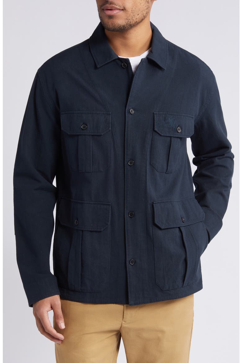 Pelican Safari Overshirt, Alternate, color, CARBON BLUE