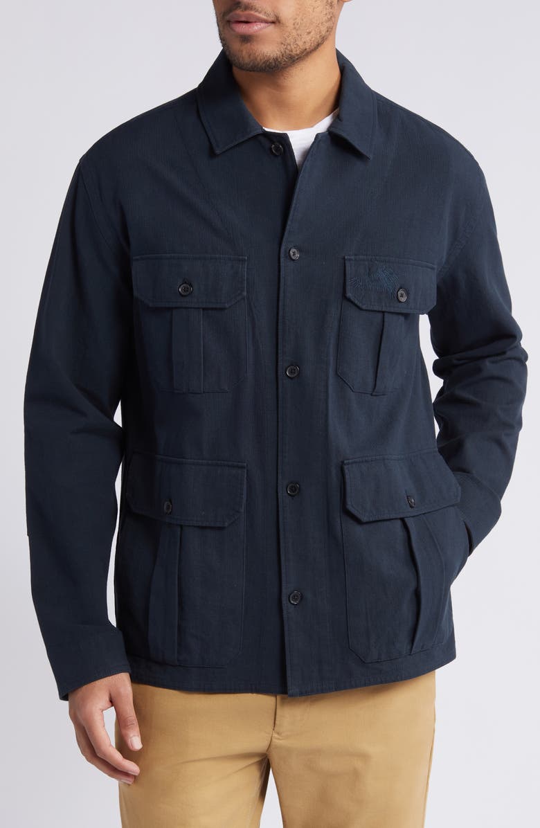 Billy Reid Pelican Safari Overshirt, Alternate, color, 