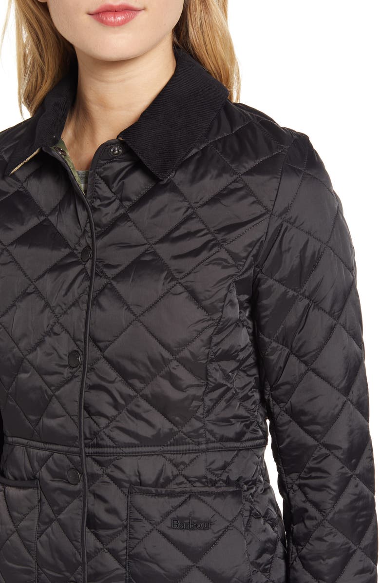 Barbour Deveron Diamond Quilted Jacket, Alternate, color,