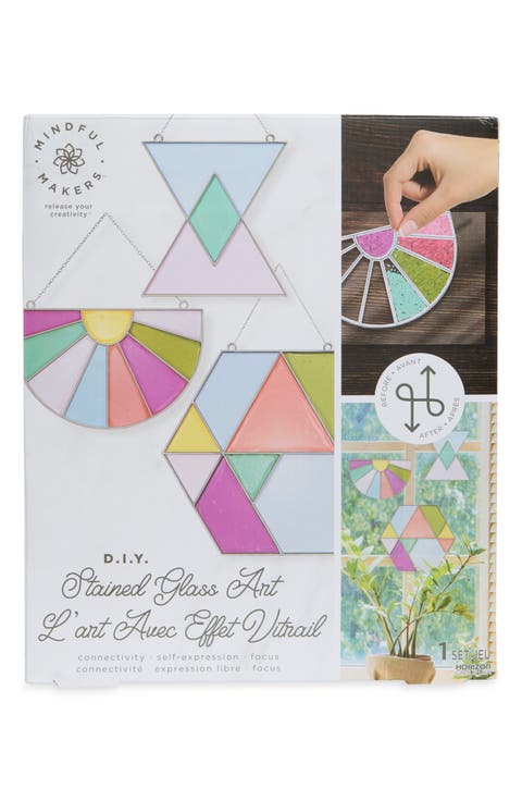 Kids' Mindful Makers Stained Glass Art Set