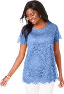 Jessica London Stretch Lace Tunic