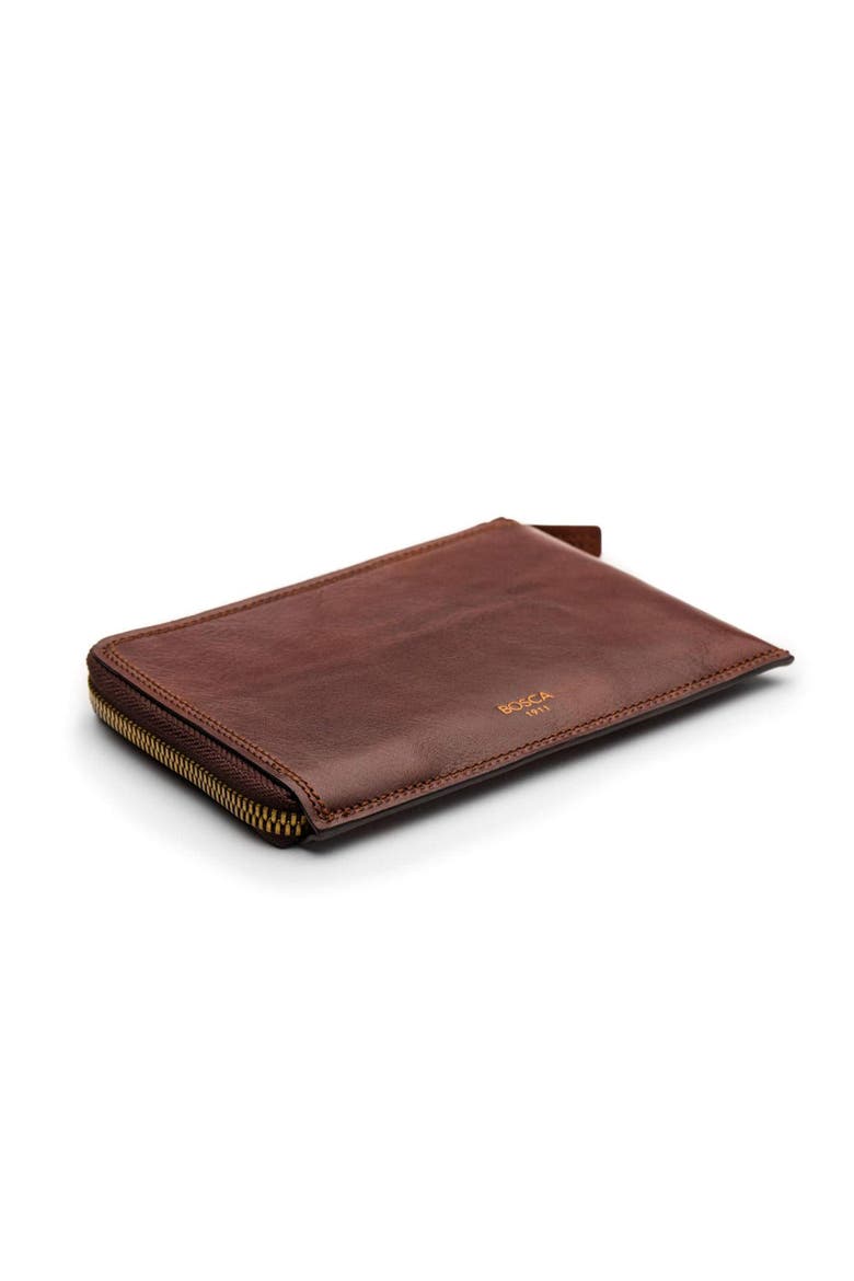 Dolce Zip Passport/travel Documents, Alternate, color, DARK BROWN