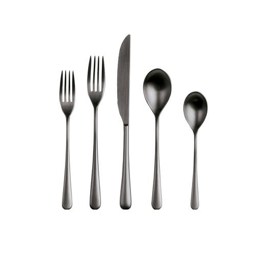 Mepra Neve Flatware Set In Black
